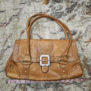 Michael Kors brown leather handbag